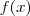f(x)